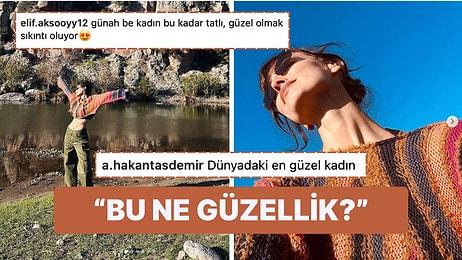Yargı Dizisinin Ceylin'i Pınar Deniz'in Doğayla İç İçe Son Pozlarındaki Doğal Güzelliği Övgülere Doyamadı