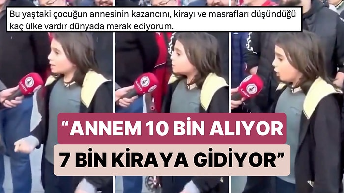 Yine Bir Çocuk Yaptığı Ekonomi Yorumuyla Ülkenin Geleceğini Sorgulattı: "Tost 22 Lira, Harçlığım 20 Lira"