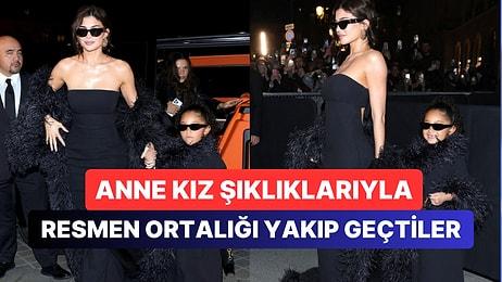 Kylie Jenner Kızı Stormi'yi Moda Haftasındaki Defileye Götürdü: İkilinin Uyumlu Kıyafetleri İlgi Odağı Oldu