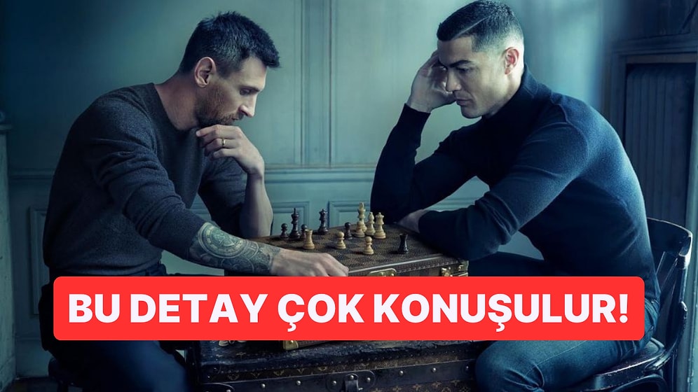 Lionel Messi ve Cristiano Ronaldo'nun İkonik Fotoğrafındaki Saklı Gizli Detay Ortaya Çıktı!
