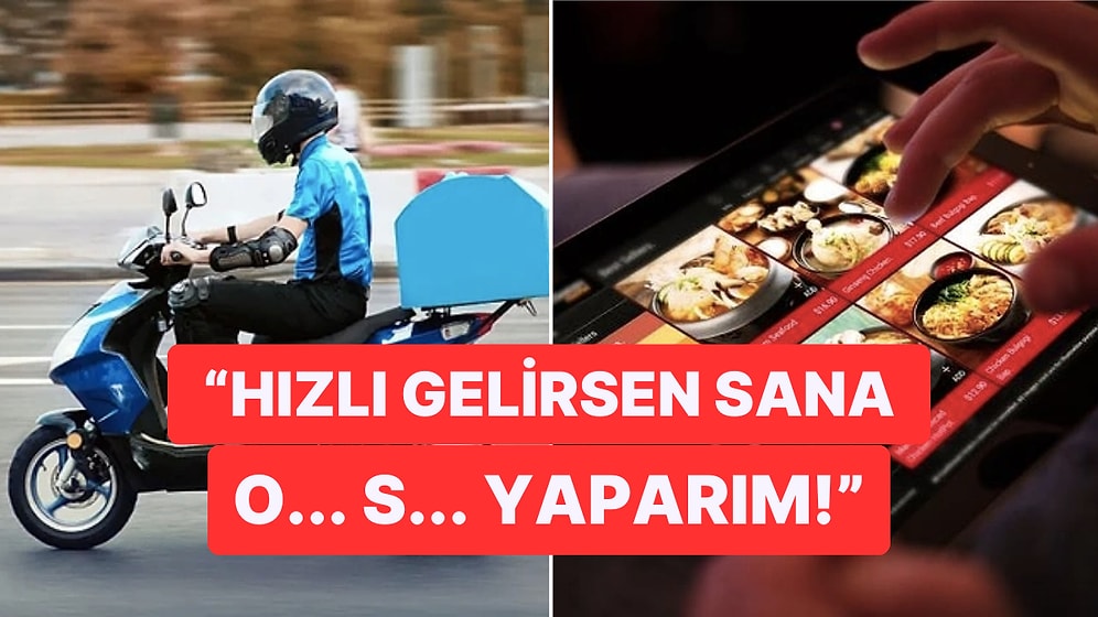 Bir Erkek Müşteri Online Siparişini Getiren Kuryeyi Ahlaksız Teklifleriyle Taciz Etti!