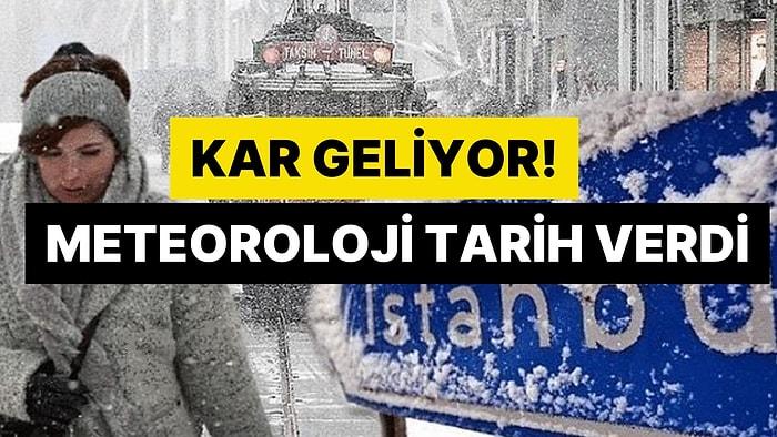 İstanbul'da Beklenen Kar Yağışı İçin Tarih Geldi: 7 İl İçin Sarı Kodlu Uyarı