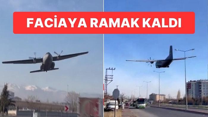 Kayseri’de Korku Dolu Anlar: Eğitim Uçağı Acil İniş Yaptı