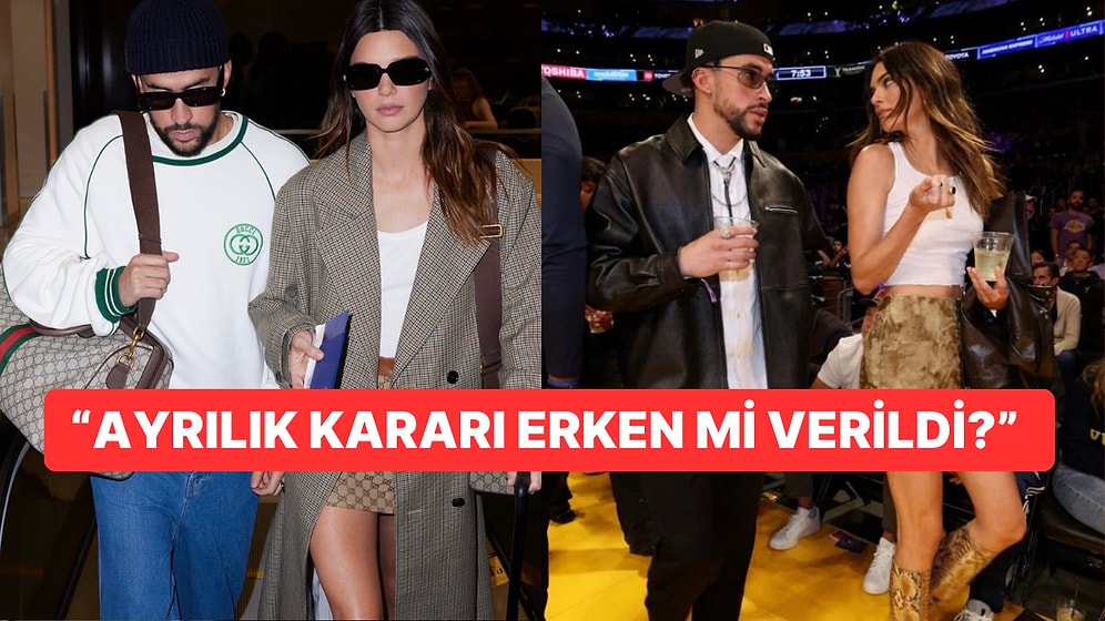 Kendall Jenner Geçen Ay Ayrıldığı Sevgilisi Bad Bunny'le Birlikte Görülünce "Barıştılar Mı?" Soruları Geldi
