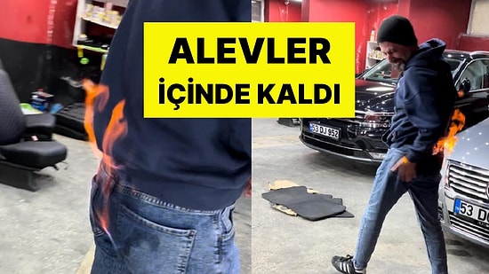 Sosyal Medya İçin Video Çekerken Alevler İçinde Kaldı