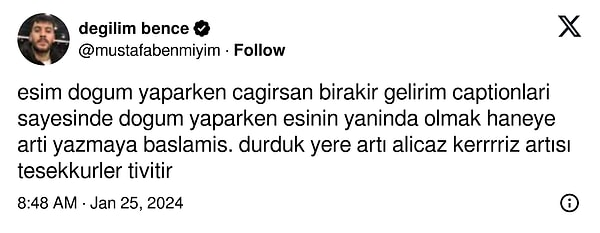 Durduk yere artı puan...