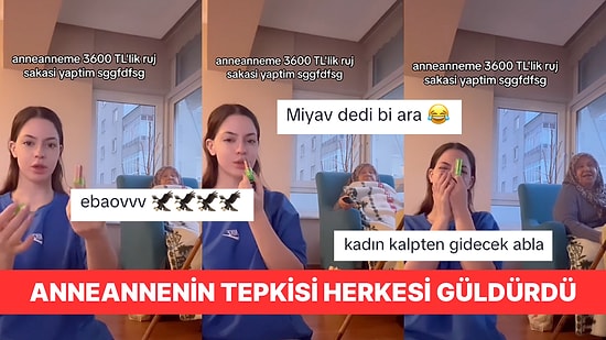TikTok'ta Torununun Aldığı Rujun Fiyatını Duyunca "Aboov" diye Bağıran Teyze