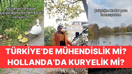 Bir TikTok Kullanıcısı Hollanda'da Kuryelik ve Türkiye'de Mühendisliği Kıyasladı