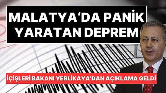 AFAD Duyurdu: Malatya'da 5.2 Büyüklüğünde Deprem!