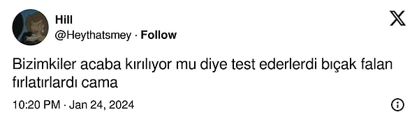 Yaşanmazdı diyemiyoruz tabi...