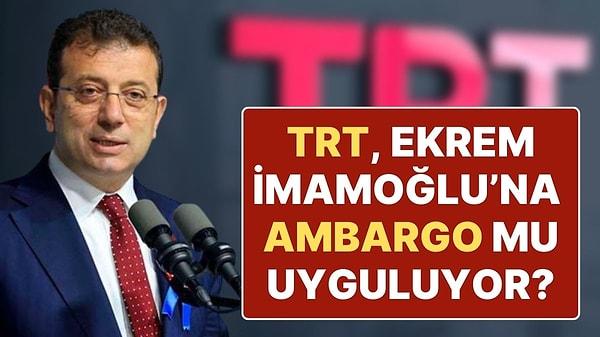 İstanbul Büyükşehir Belediye Başkanı Ekrem İmamoğlu’nun danışmanı Murat Ongun, TRT’ye sosyal medya hesabı üzerinden tepki gösterdi. Ongun “TRT’nin tüm kanalları, İBB reklamlarını parasıyla dahi yayınlamıyor” ifadelerini kullandı.