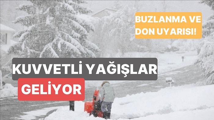 Meteoroloji 31 İlde Sarı ve Turuncu Kodlu Uyarı Yayınladı! Ankara'da Kar Başladı İstanbul İçinse Tarih Verildi