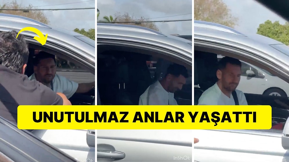 Lionel Messi'nin Trafikte Karşılaştığı Hayranlarını Kırmadığı Eğlenceli Anlar