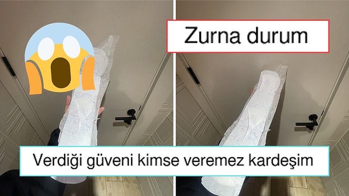 Kanamayı Emmesi Dışında Yorgan İşlevi Görebilecek Kadar Uzun Olan Ped Aç Aç Bitmedi!