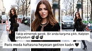 Melisa Aslı Pamuk'un Paris Moda Haftası'nda Giydiği Kombini Kendine Hayran Bıraktı!
