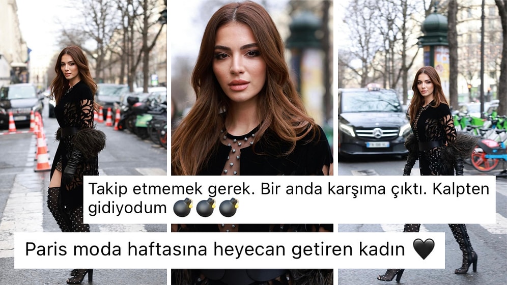 Melisa Aslı Pamuk'un Paris Moda Haftası'nda Giydiği Kombini Kendine Hayran Bıraktı!