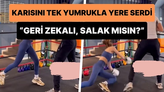Karısına Acımadı! Avatar Atakan Boks Dersi Verdiği Karısını Tek Yumrukla Yere Serdi!
