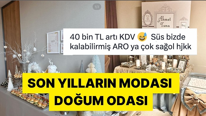 Son Zamanların Modası Hamile Doğum Odası Hazırlamanın Maliyeti Tartışma Yarattı