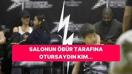 "Yine, Yeni, Yeniden..." Kanye West, Kardashian Ailesiyle Oğlunun Maçında Görüntülendi
