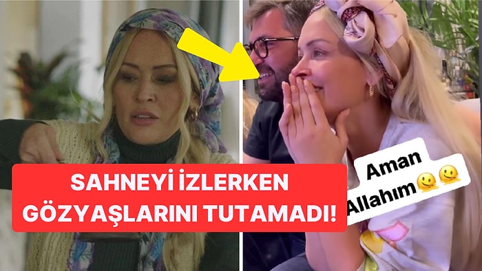 Kızılcık Şerbeti'ne Konuk Olan Meriç Keskin Sahnesini İzlerken Gözyaşlarını Tutamadı