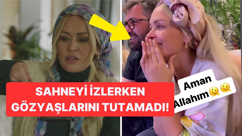 Kızılcık Şerbeti'ne Konuk Olan Meriç Keskin Sahnesini İzlerken Gözyaşlarını Tutamadı