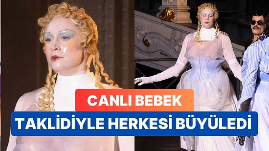 Ünlü Oyuncu Gwendoline Christie Paris Moda Haftası İçin Podyumda Porselen Bebeğe Dönüştü: Tanınmaz Hale Geldi