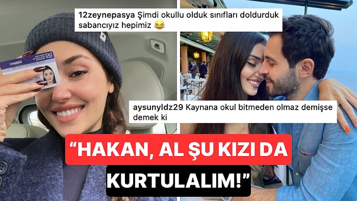 Sabancı Gelini Olmak İçin Altın Kuralları Takip Eden Hande Erçel'in Okula Dönüşü "Azmine Sağlık" Dedirtti