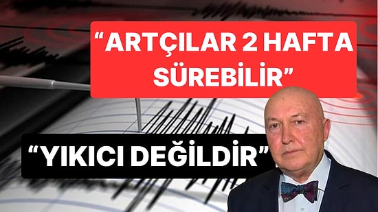 İzmir Depremi Sonrası İlk Açıklama Ahmet Ercan'dan: Korkacak Bir Durum Yok