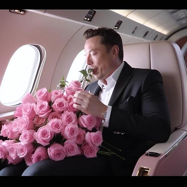 "Elon Musk in a Romantic Mood."