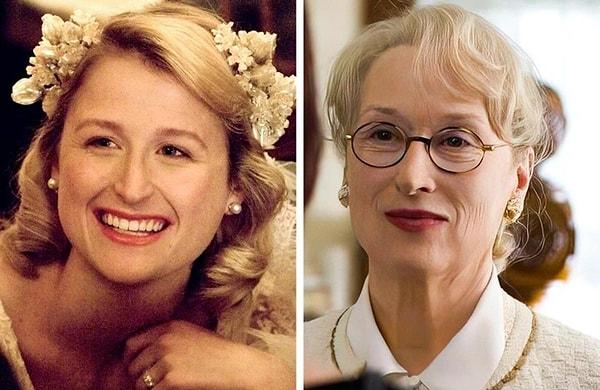 Mamie Gummer and Meryl Streep in the movie "Evening."
