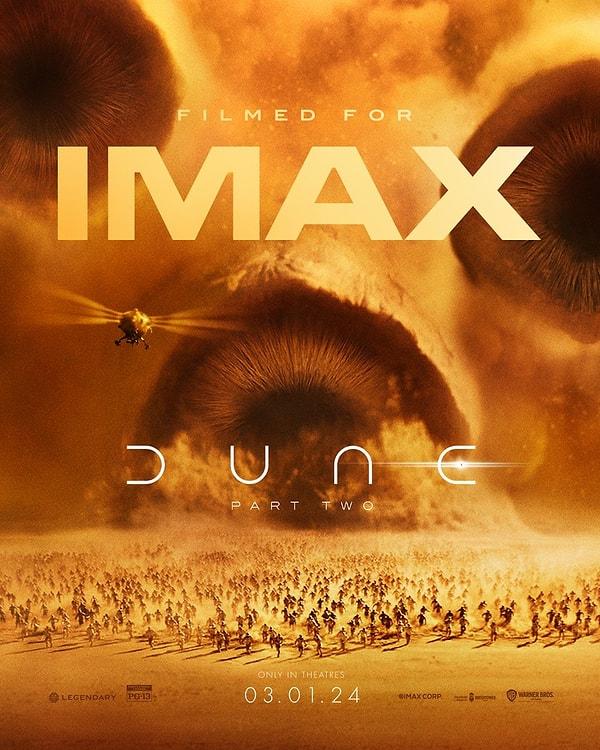 Dune: Part Two'dan yeni bir afiş yayımlandı.