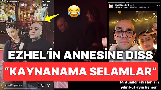 Ezhel'in Kendisini Gelini Olarak Kabul Etmeyen Annesine Her Fırsatta Gönderme Yapan Alizade'den Yeni Diss