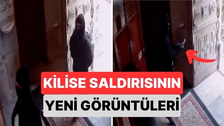 Sarıyer'de Bulunan Santa Maria Kilisesi’ne Düzenlenen Saldırının Yeni Görüntüler Ortaya Çıktı