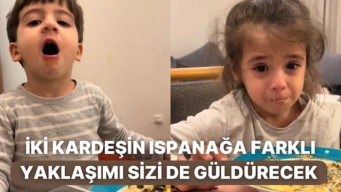 Biri Aşkla Yerken Diğerinin Boğazına Dizildi: İki Kardeşin Ispanağa Olan Apayrı Yaklaşımına Çok Güleceksiniz