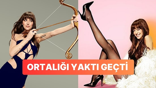 Grinin Elli Tonu'nun Aktrisi Dakota Johnson'ın Katıldığı Program İçin Verdiği Pozlara Görenlerin Dibi Düştü