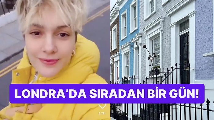 Taharet Musluğu Bahane, Londra Şahane! Bergüzar Korel Paylaşımlarıyla Influencer Edasını Konuşturdu