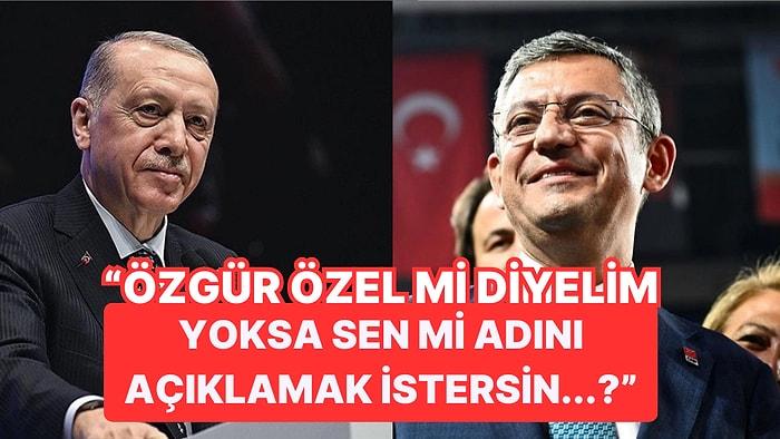 Cumhurbaşkanı Recep Tayyip Erdoğan 'Nil Anka' Akımına Uydu: 'Özgür Özel mi Diyelim...?'
