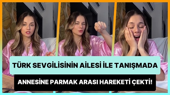 Türk Erkek Arkadaşının Ailesi ile Tanıştığında Annesine Parmak Arası Hareketi Çeken İsveçli Kadın