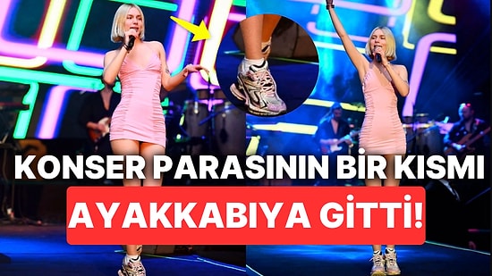Aleyna Tilki'nin Yeni Tarzıyla Şov Yaptığı Konserinden Kazandığı Paranın Bir Kısmı Giydiği Ayakkabıya Gitti!