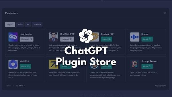 Birkaç hafta önce OpenAI, kullanıcıların özelleştirilmiş ChatGPT'lerini oluşturabilecekleri kendi mağazasını açmıştı.