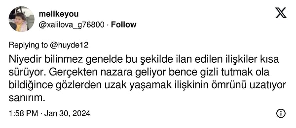 Sevilen çiftin ayrılığına hayranlarından birçok yorum geldi. Gelin bu ayrılığa kim ne yorum yaptı birlikte bakalım!