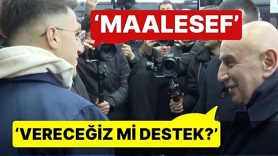 Turgut Altınok Esnaf Ziyaretlerinden Beklediğini Bulamadı: 'Metro İstemiyorsun Yani'