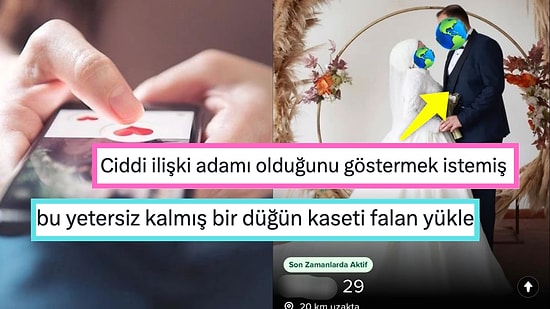 Tanışma Uygulamasına Eşiyle Olan Düğün Fotoğraflarını Koyarak Sadakatsizlikte Yeni Bir Çığır Açan Erkek