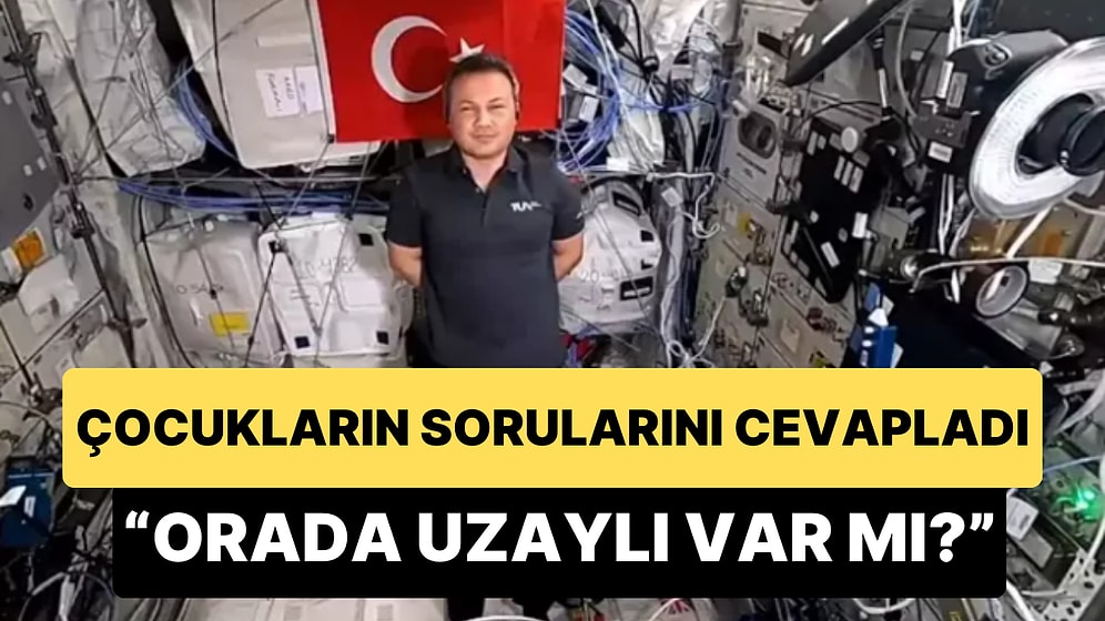 Alper Gezeravcı, Çocukların Sorularını Cevapladı: 'Orada Uzaylı Var mı? Hiç Kara Delik Gördün mü?'