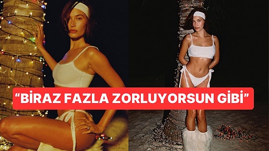 Süpermodel Hailey Bieber Sere Serpe Kumlara Uzandığı Paylaşımlarıyla "Fazla Kasıntı" Dedirtti