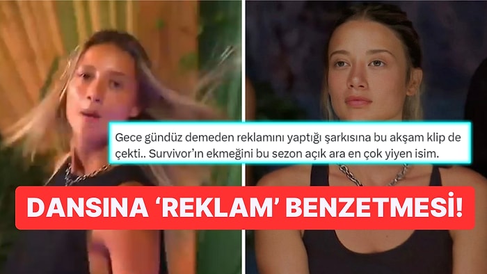 Survivor'da Aleyna'nın Kendi Şarkısıyla Dans Ettiği Anlara "Reklam" Tepkisi