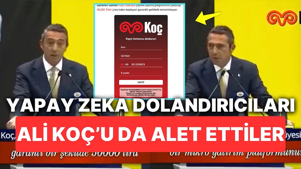 Yapay Zeka Dolandırıcılarının Yeni Hedefi Ali Koç Oldu: Web Sitesi Bile Açmışlar, Ayırt Etmek İmkansız!