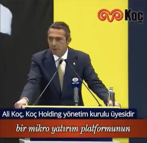 Yapay zeka dolandırıcılarının son hedefi ise Fenerbahçe Başkanı aynı zamanda Koç Holding Yönetim Kurulu başkan vekili Ali Koç oldu.