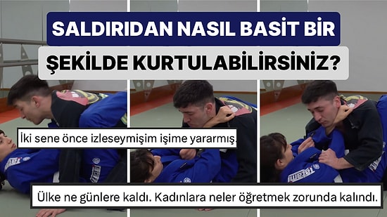 Bir Sporcu Kadınların Bir Saldırı Durumunda Kendilerini Nasıl Basit Bir Şekilde Kurtarabileceklerini Gösterdi