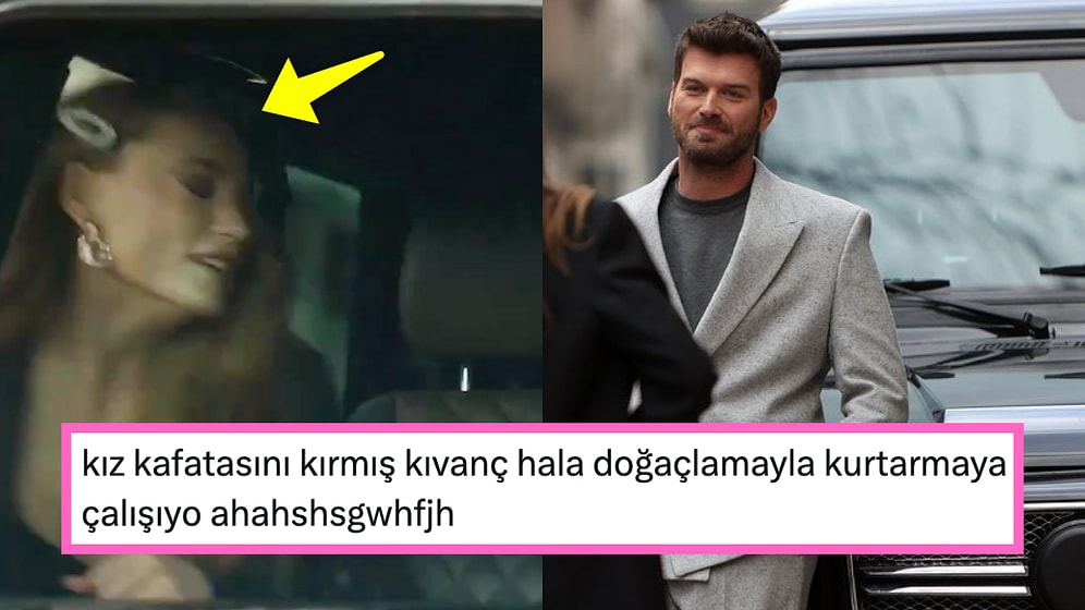 Aile Dizisinin Kamera Arkasında Kıvanç Tatlıtuğ'un Kafasını Vuran Serenay Sarıkaya'ya Verdiği Tepki Güldürdü